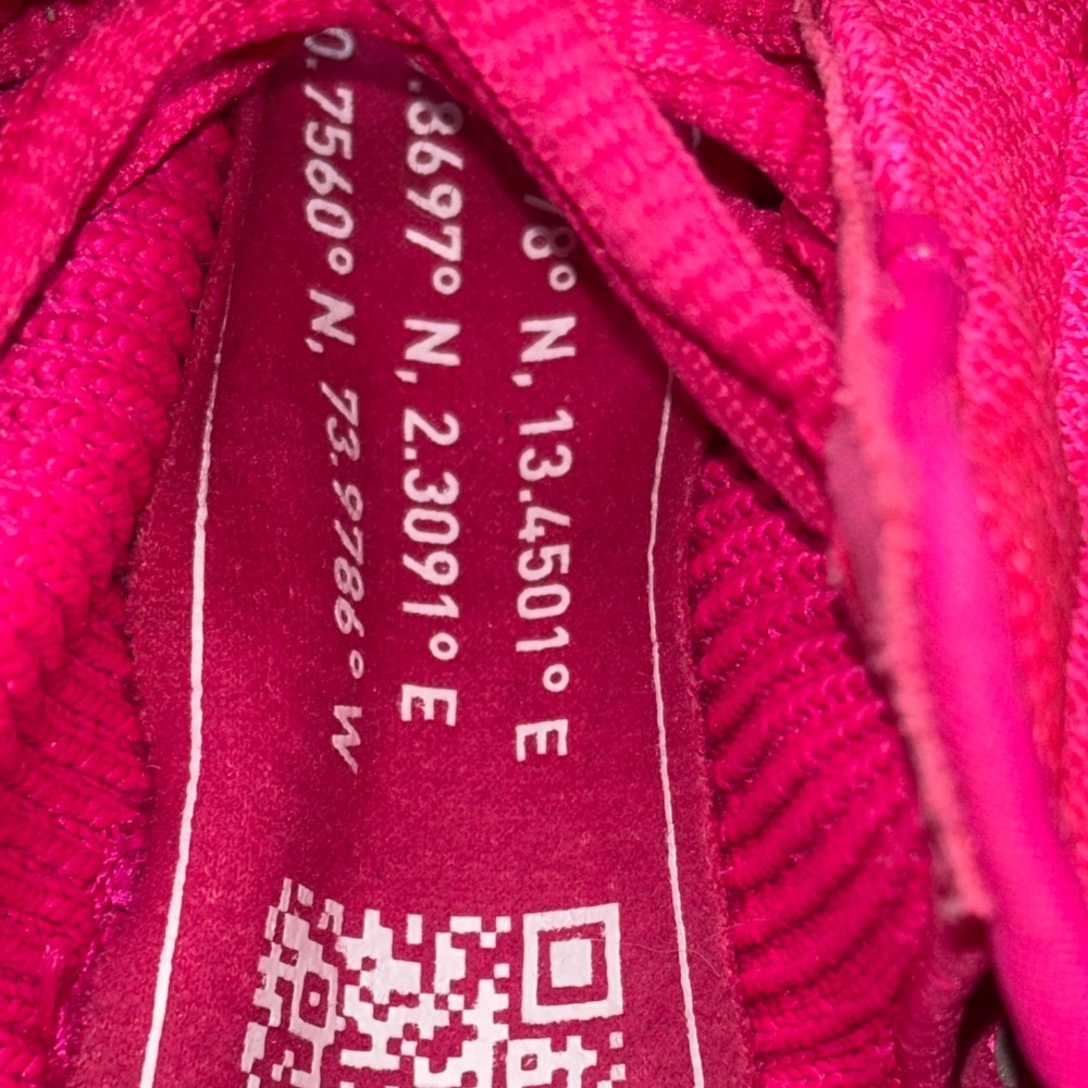 Adidas Adult Vibrant Pink Sneakers sz 8 - Picture 7 of 8